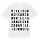 Villasur de Herreros ordlek t-shirt