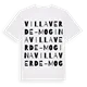 Villaverde-Mogina ordlek t-shirt