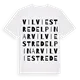 Vilviestre del Pinar ordlek t-shirt