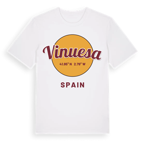 Vinuesa cirkel t-shirt – ekologisk bomull t-shirt från Pinshirt