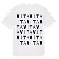 Vita ordlek t-shirt
