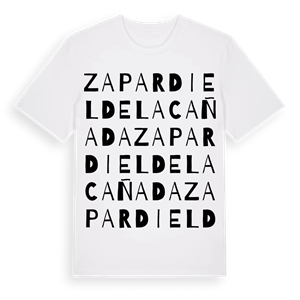 Zapardiel de la Cañada ordlek t-shirt – ekologisk bomull t-shirt från Pinshirt
