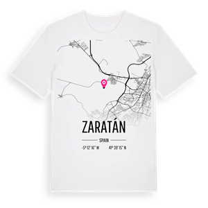 Zaratán karta t-shirt – ekologisk bomull t-shirt från Pinshirt