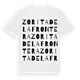 Zorita de la Frontera ordlek t-shirt