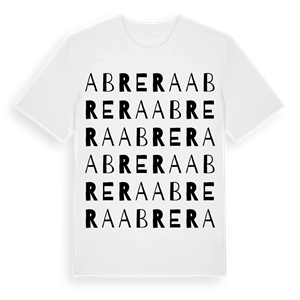 Abrera ordlek t-shirt – ekologisk bomull t-shirt från Pinshirt