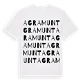 Agramunt ordlek t-shirt