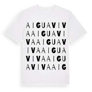 Aiguaviva ordlek t-shirt – ekologisk bomull t-shirt från Pinshirt
