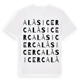 Alàs i Cerc ordlek t-shirt