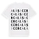 Alàs i Cerc ordlek t-shirt
