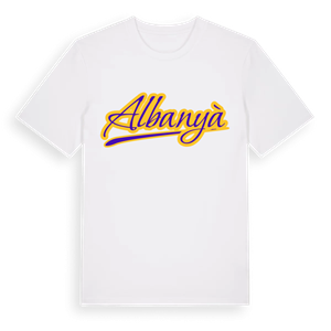 Albanyà baseball t-shirt – ekologisk bomull t-shirt från Pinshirt
