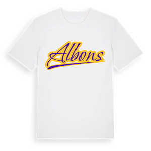 Albons baseball t-shirt – ekologisk bomull t-shirt från Pinshirt