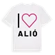 Jag älskar Alió t-shirt stort tryck