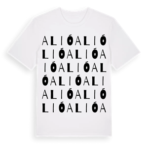 Alió ordlek t-shirt – ekologisk bomull t-shirt från Pinshirt