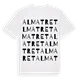 Almatret ordlek t-shirt
