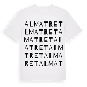 Almatret ordlek t-shirt – ekologisk bomull t-shirt från Pinshirt