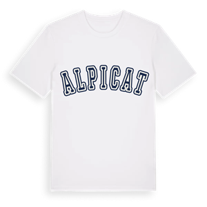 Alpicat college t-shirt – ekologisk bomull t-shirt från Pinshirt