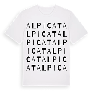 Alpicat ordlek t-shirt – ekologisk bomull t-shirt från Pinshirt