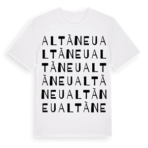 Alt Àneu ordlek t-shirt – ekologisk bomull t-shirt från Pinshirt