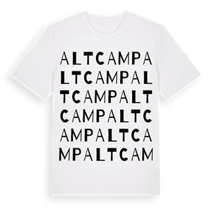Alt Camp ordlek t-shirt – ekologisk bomull t-shirt från Pinshirt