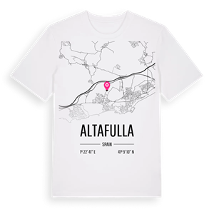 Altafulla karta t-shirt – ekologisk bomull t-shirt från Pinshirt