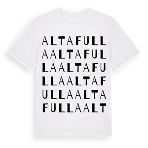 Altafulla ordlek t-shirt – ekologisk bomull t-shirt från Pinshirt