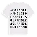 Anglesola ordlek t-shirt