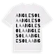 Anglesola ordlek t-shirt