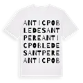 Antic Poble de Sant Pere ordlek t-shirt