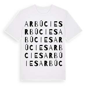 Arbúcies ordlek t-shirt – ekologisk bomull t-shirt från Pinshirt