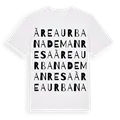 Àrea Urbana de Manresa ordlek t-shirt