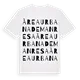 Àrea Urbana de Manresa ordlek t-shirt