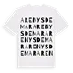Arenys de Mar ordlek t-shirt