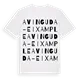 Avinguda - Eixample ordlek t-shirt