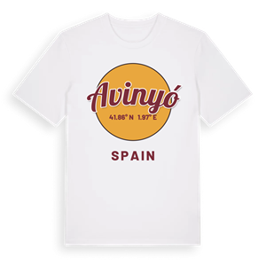 Avinyó cirkel t-shirt – ekologisk bomull t-shirt från Pinshirt