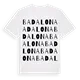 Badalona ordlek t-shirt