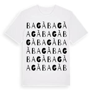 Bagà ordlek t-shirt – ekologisk bomull t-shirt från Pinshirt