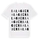 Balaguer ordlek t-shirt