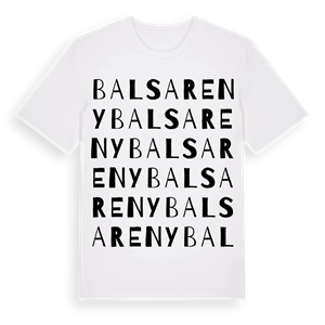 Balsareny ordlek t-shirt – ekologisk bomull t-shirt från Pinshirt