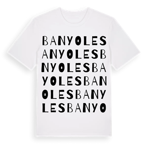 Banyoles ordlek t-shirt – ekologisk bomull t-shirt från Pinshirt