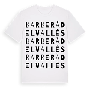 Barberà del Vallès ordlek t-shirt – ekologisk bomull t-shirt från Pinshirt