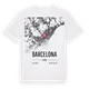 Barcelona karta t-shirt