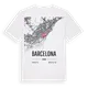 Barcelona karta t-shirt