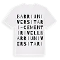 Barri Universitari-Cementiri Vell ordlek t-shirt