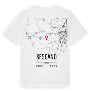 Bescanó karta t-shirt – ekologisk bomull t-shirt från Pinshirt