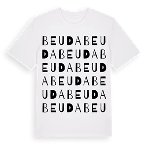 Beuda ordlek t-shirt – ekologisk bomull t-shirt från Pinshirt