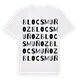 Blocs Muñoz ordlek t-shirt