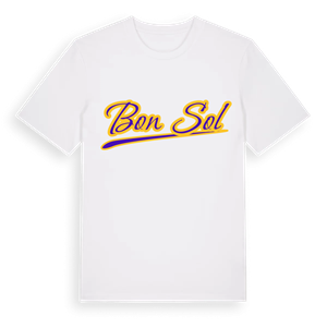 Bon Sol baseball t-shirt – ekologisk bomull t-shirt från Pinshirt