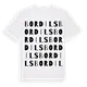 Bordils ordlek t-shirt