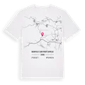 Brunyola i Sant Martí Sapresa karta t-shirt