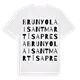 Brunyola i Sant Martí Sapresa ordlek t-shirt